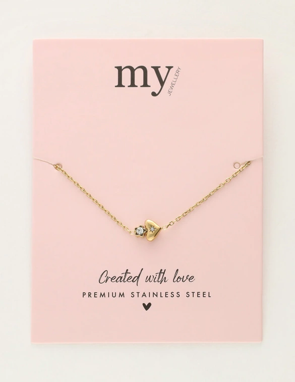 My Jewellery Bracelet heart flower strass MJ12063