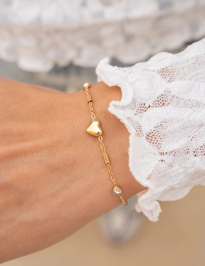 My Jewellery Bracelet heart tubes MJ12066