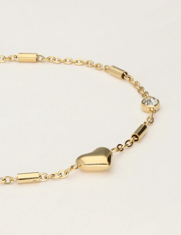 My Jewellery Bracelet heart tubes MJ12066