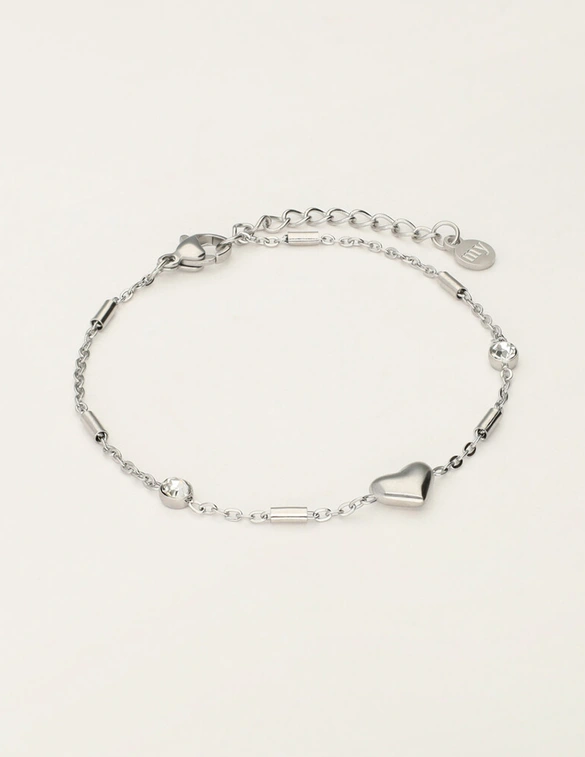 My Jewellery Bracelet heart tubes MJ12066
