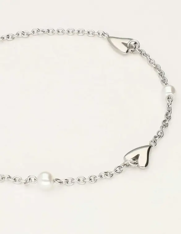 My Jewellery Bracelet hearts & pearls MJ10144