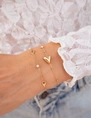 My Jewellery Bracelet horizontal heart strass MJ12072