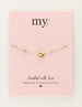 My Jewellery Bracelet horizontal heart strass MJ12072