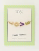 My Jewellery Bracelet letters love purple MJ10192
