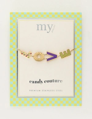My Jewellery Bracelet letters love purple MJ10192