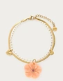 My Jewellery Bracelet pearl chain peach shell MJ13778