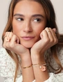 My Jewellery Bracelet pearl chain peach shell MJ13778