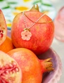 My Jewellery Bracelet pearl chain peach shell MJ13778