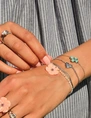 My Jewellery Bracelet pearl chain peach shell MJ13778