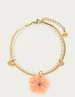 My Jewellery Bracelet pearl chain peach shell MJ13778