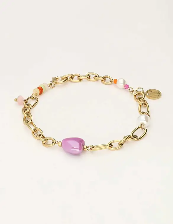 My Jewellery Bracelet pearl & heart MJ09680