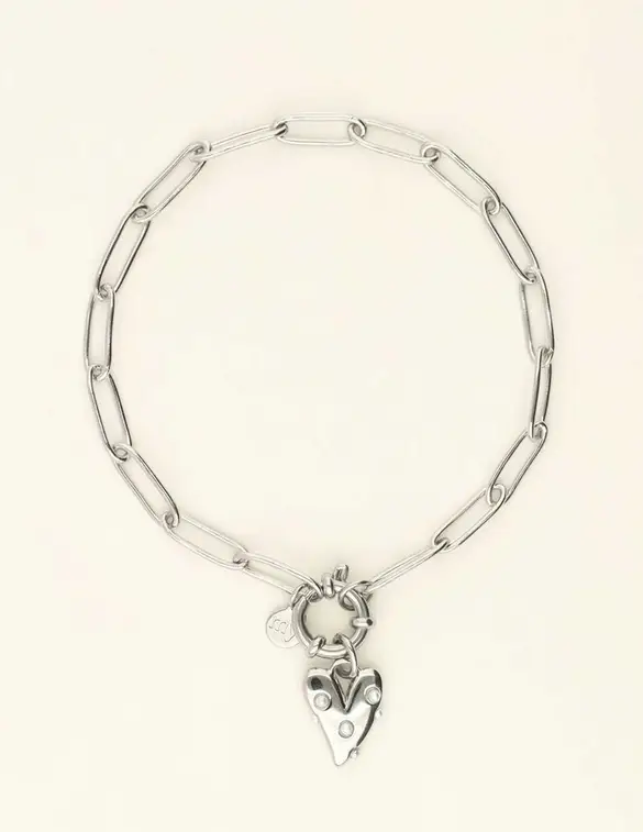 My Jewellery Bracelet pearls & heart MJ09245