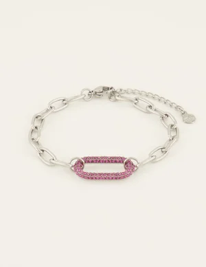 My Jewellery Bracelet pink stones MJ07562