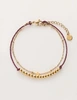 My Jewellery Bracelet purple cord dots star MJ11054