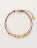 My Jewellery Bracelet purple cord dots star MJ11054