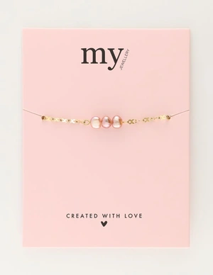 My Jewellery Bracelet purple pearls MJ09719