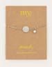 My Jewellery Bracelet round beige stone MJ05826
