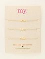 My Jewellery Bracelet set 3 hearts MJ09022