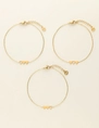 My Jewellery Bracelet set 3 hearts MJ09022