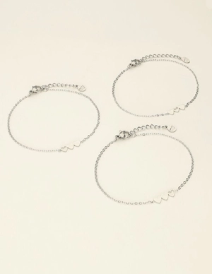 My Jewellery Bracelet set 3 hearts MJ09022