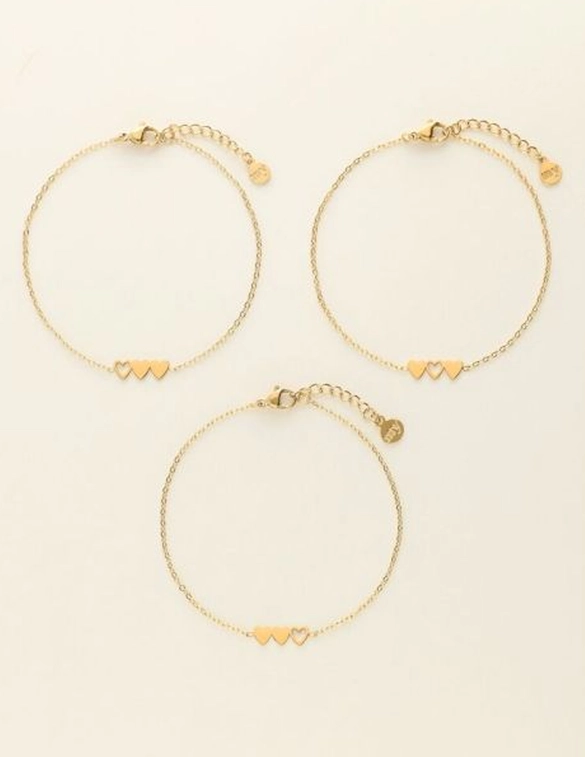 My Jewellery Bracelet set 3 hearts MJ09022