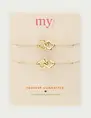 My Jewellery Bracelet set forever connected clov MJ12634