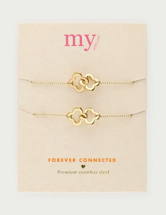 My Jewellery Bracelet set forever connected clov MJ12634