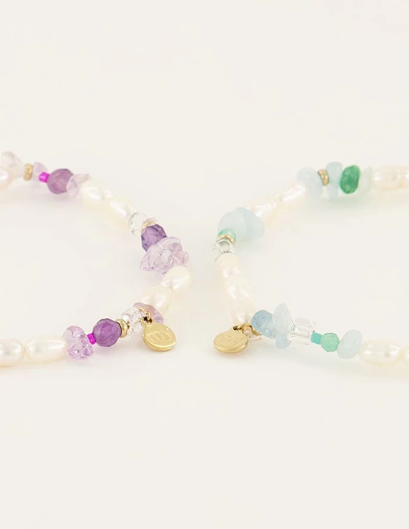 My Jewellery Bracelet Set Of 2 Pearls MJ06953