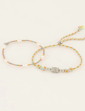 My Jewellery Bracelet Set Pearls And Stick MJ06422