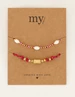 My Jewellery Bracelet Set Pearls and Stick MJ06424