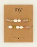 My Jewellery Bracelet set with pearls MJ07955