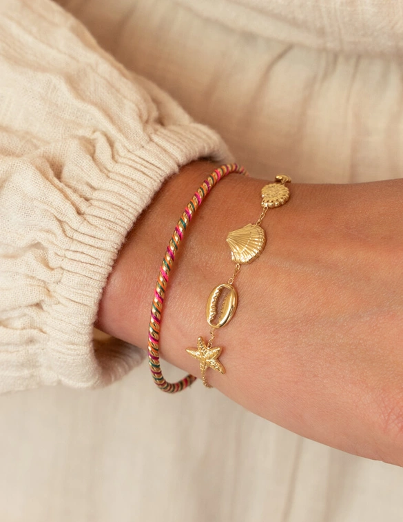 My Jewellery Bracelet shells horizontal MJ13040