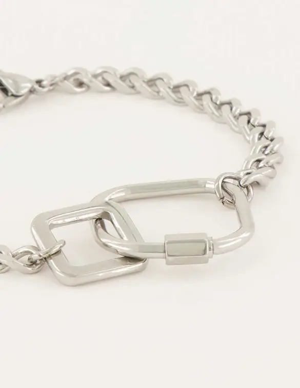 My Jewellery Bracelet square connected MJ06240