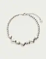 My Jewellery Bracelet steel beads hearts MJ13709