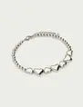My Jewellery Bracelet steel beads hearts MJ13709