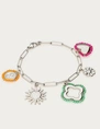 My Jewellery Bracelet stmt beaded charms clover MJ12618
