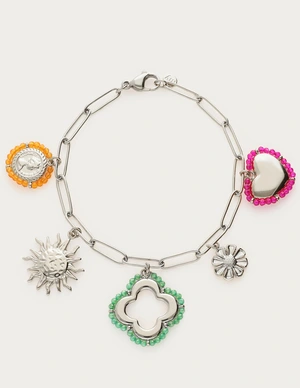My Jewellery Bracelet stmt beaded charms clover MJ12618
