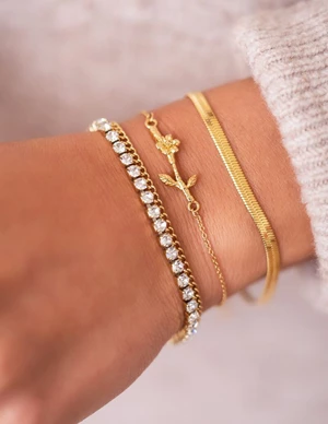 My Jewellery Bracelet stones and chain MJ07764