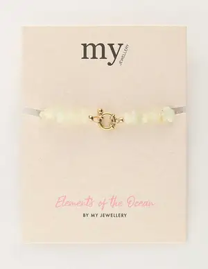My Jewellery Bracelet stones mint MJ09701