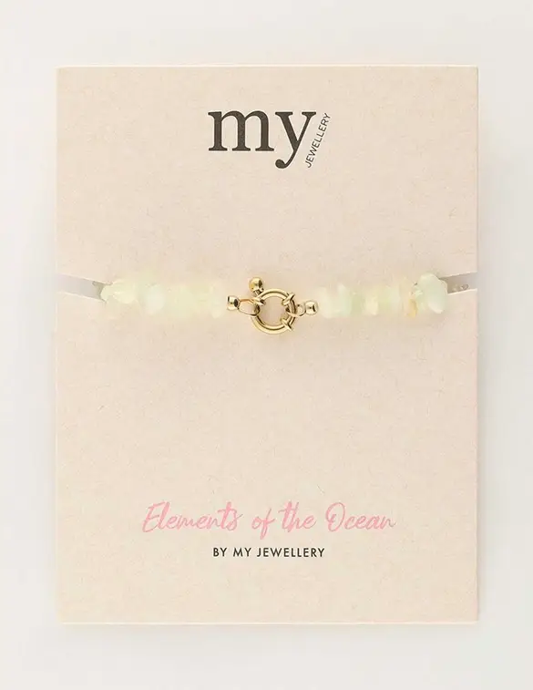 My Jewellery Bracelet stones mint MJ09701