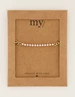 My Jewellery Bracelet stones orange b2b MJ07316