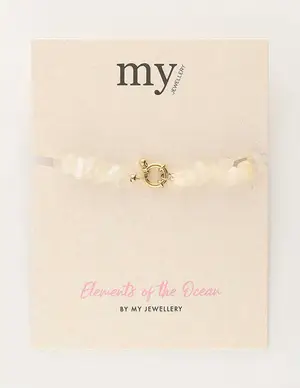 My Jewellery Bracelet stones white MJ09704