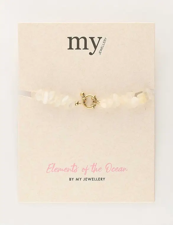 My Jewellery Bracelet stones white MJ09704