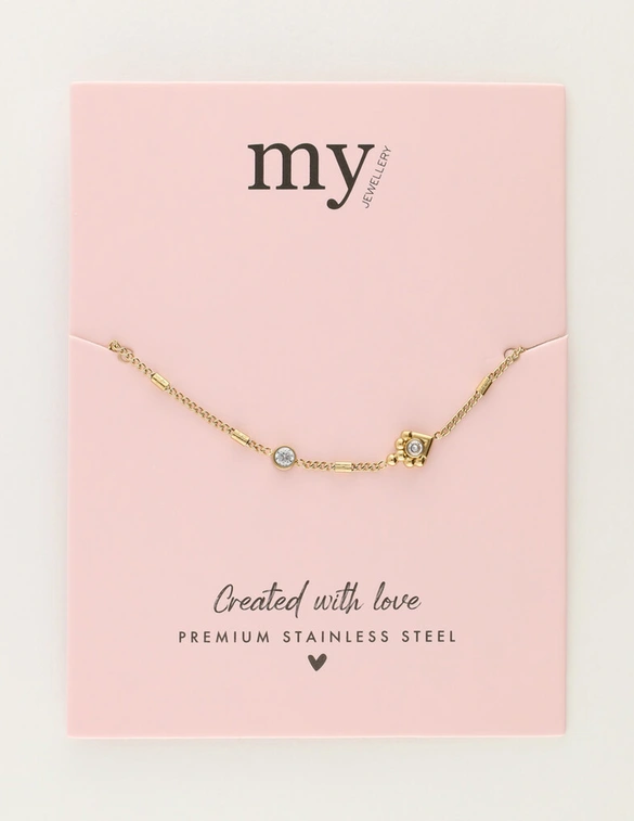 My Jewellery Bracelet tubes strass MJ12064