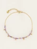 My Jewellery Bracelet Vintage Beads Purple MJ06969