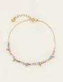 My Jewellery Bracelet Vintage Beads Purple MJ06969