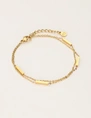 My Jewellery Bracelet with 2 chains and bar MJ11101