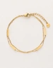 My Jewellery Bracelet with 2 chains and bar MJ11101