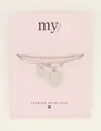 My Jewellery Bracelet with 3 layers and charms MJ08093