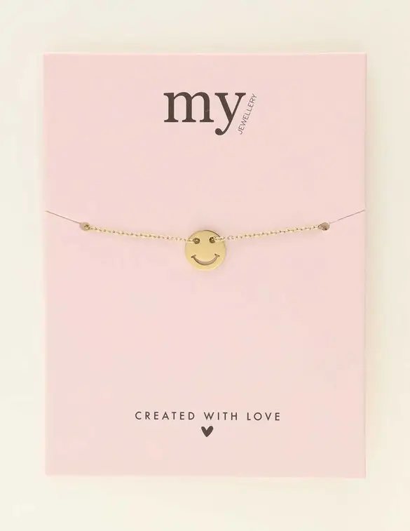 My Jewellery Bracelet with a smiley charm MJ07915